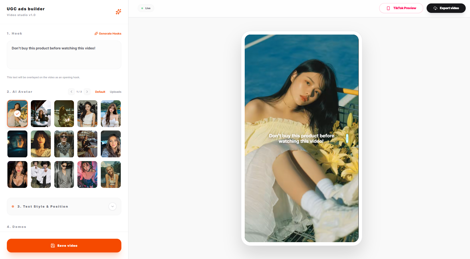Captivating Hooks: Generating Viral Content with AI Hook & Demo