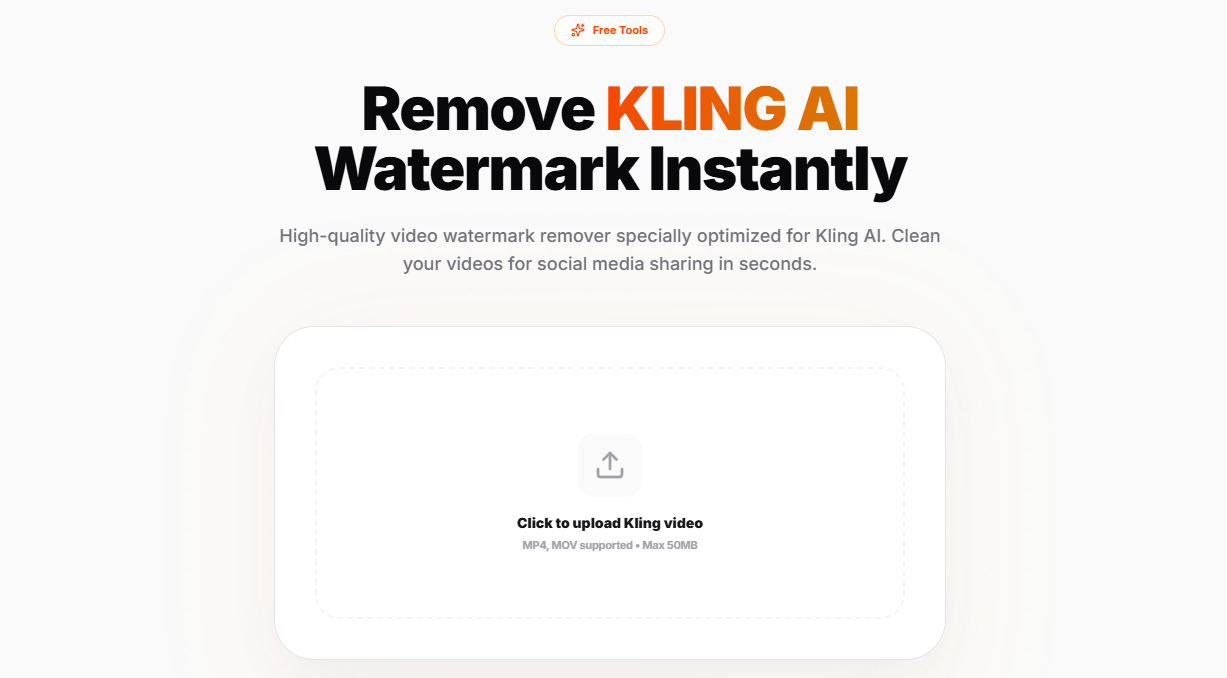 Kling AI Watermark Remover: Clean Your AI Videos for Free